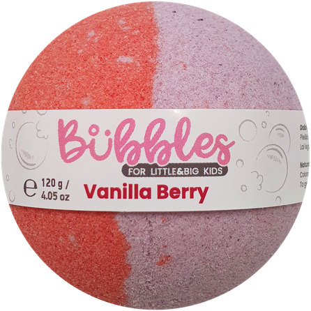 BUBBLES Vanilla Berry bumba vannai, 120 g