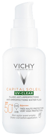 VICHY Capital Soleil UV-Clear SPF 50+ fluīds, 40 ml