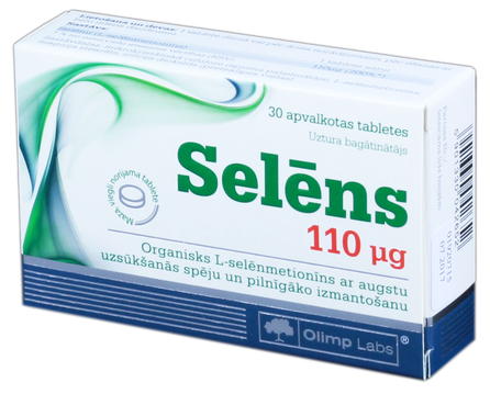 OLIMP LABS Selēns tabletes, 30 gab.
