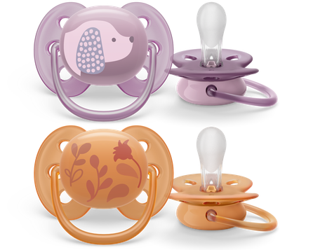 PHILIPS Avent Ultra Soft 6-18 m. māneklītis, 2 gab.