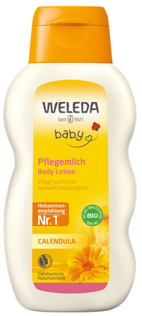 WELEDA Baby Kliņģerīšu ķermeņa pieniņš, 200 ml