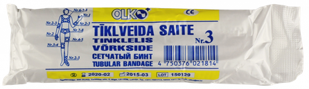 OLKO  nesterila Nr.3 tīklveida saite, 1 gab.