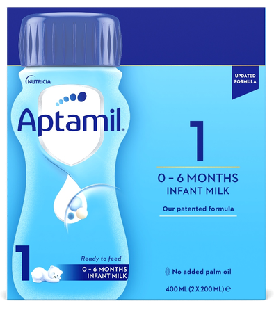 APTAMIL   1 Pronutra 200 ml piena maisījums, 2 gab.