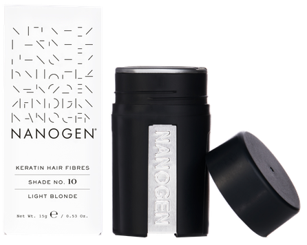NANOGEN Keratin Light Blonde matu šķiedras, 15 g