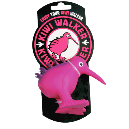 KIWI WALKER WHISTLE, S izmēra, rozā, Lateksa rotaļlieta, 1 gab.