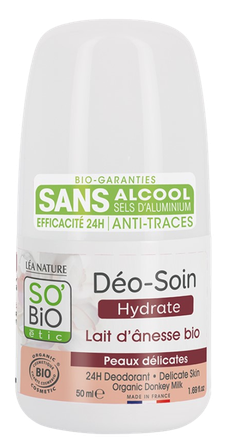 SO BIO ETIC 24H Ar Ēzeļa Pienu dezodorants, 50 ml