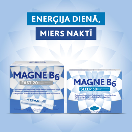 MAGNE B6 Sleep (Magnijs) kapsulas, 30 gab.
