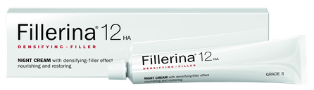 FILLERINA  12HA Grade 3 Night sejas krēms, 50 ml