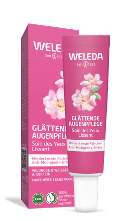 WELEDA  Wild Rose & White Tea Smoothing acu krēms, 10 ml