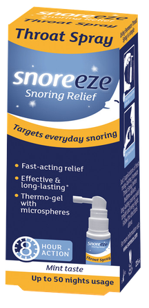 SNOREEZE pret krākšanu rīkles aerosols, 23.5 ml