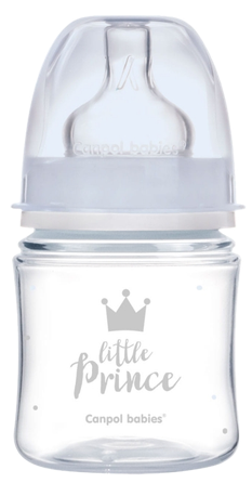 CANPOL BABIES Anti-colic PP Easy Start Royal Baby Blue pudelīte, 120 ml