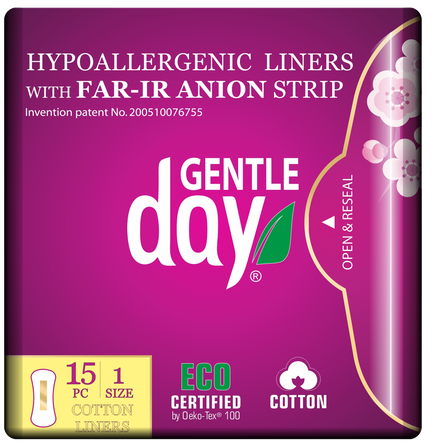 GENTLE DAY Regular Travel ikdienas ieliktnīši, 15 gab.