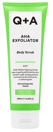 Q+A AHA Exfoliator skrubis, 250 ml