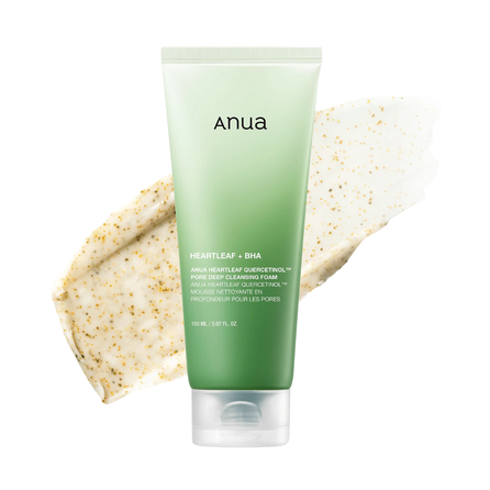 ANUA Heartleaf Quercetinol Pore Deep Cleansing attīrošas putas, 150 ml