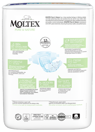 MOLTEX Eco Pure & Nature 6 XL (13-18 kg) autiņbiksītes, 21 gab.