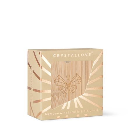 CRYSTALLOVE Butterfly Bamboo Travel Size birstīte sejai, 1 gab.