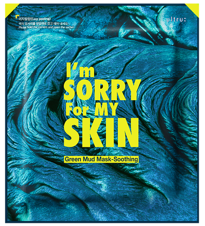 I'M SORRY FOR MY SKIN Green Mud sejas maska, 18 g