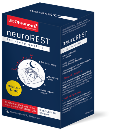 BIOCHRONOSS NeuroREST kapsulas, 60 gab.