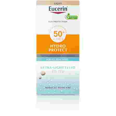 EUCERIN Sun Hydro Protect Ultra-Light Tinted SPF 50+  saules aizsarglīdzeklis, 50 ml