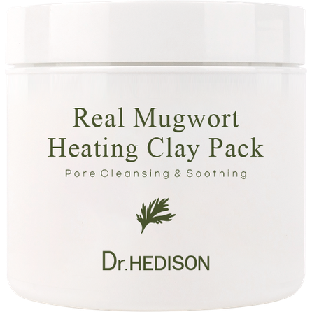 DR.HEDISON Real Mugwort Heating Clay sejas maska, 265 ml