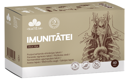 NATĒJA Imunitātei 2g tēja maisiņos, 20 gab.