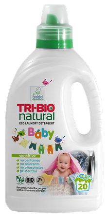 TRI-BIO Natural Baby šķidrais veļas mazgāšanas līdzeklis, 940 ml
