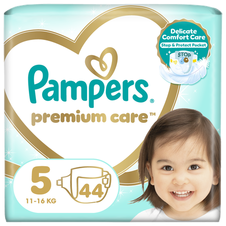 PAMPERS Premium Care-5 Junior, 11-25kg autiņbiksītes, 44 gab.