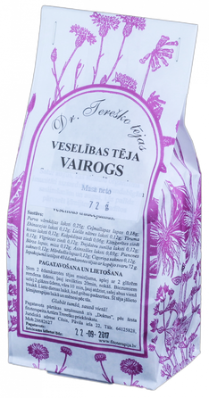 DR.TEREŠKO Vairogs beramā tēja, 72 g