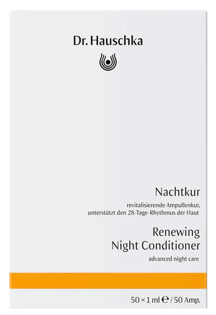 DR.HAUSCHKA Renewing Night kondicionieris ampulās, 50 gab.