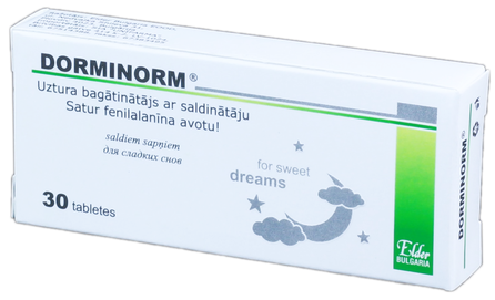 DORMINORM   tabletes, 30 gab.