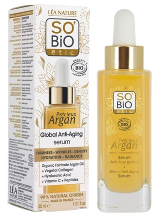 SO BIO ETIC Argan Global Anti-Aging serums, 30 ml