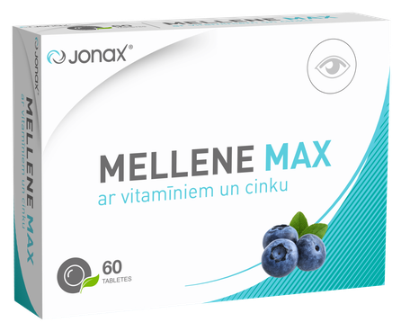 JONAX Mellene Max tabletes, 60 gab.