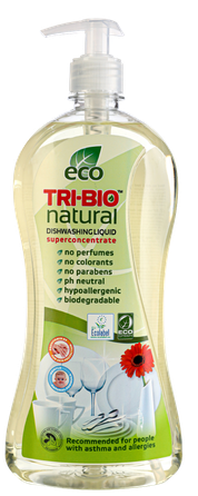 TRI-BIO Natural trauku mazgājamajām mašīnām, 840 ml