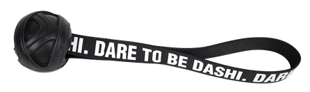 DASHI Black Rubber Ball rotaļlieta, 1 gab.