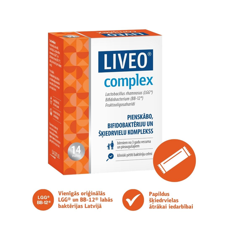 LIVEO  Complex paciņas, 14 gab.