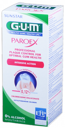 GUM Paroex 0,12% CHX mutes skalojamais līdzeklis, 300 ml