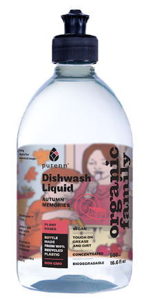 PURENN Ar Alveju Autumn Memories trauku mazgāšanas līdzeklis, 500 ml