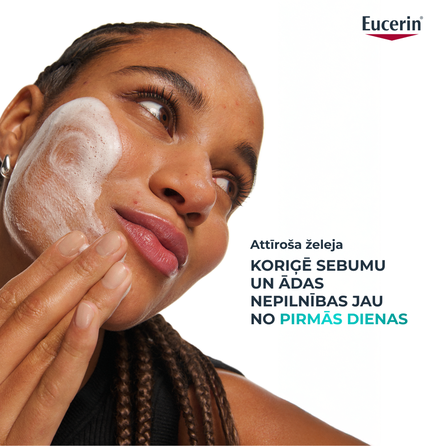 EUCERIN DermoPure Clinical Gentle attīroša želeja, 400 ml