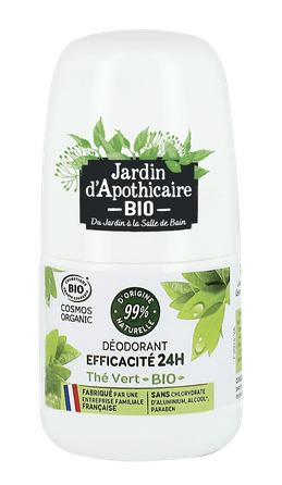 JARDIN D'APOTHICAIRE ar zaļo tēju 24 HOUR dezodorants rullītis, 50 ml