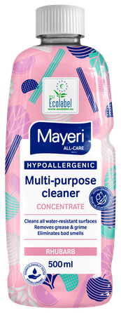 MAYERI Hipoalerģisks Rhybarb tīrīšanas līdzeklis, 500 ml