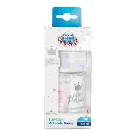 CANPOL BABIES Anti-colic PP Easy Start Royal Baby Blue pudelīte, 120 ml