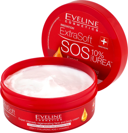 EVELINE  Extra Soft SOS 10 % UREA ķermeņa krēms, 175 ml