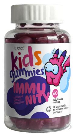 JONAX Kids Immunity Gummies košļājamās pastilas, 60 gab.