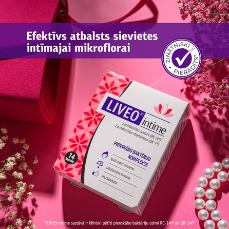 LIVEO  Intime kapsulas, 14 gab.