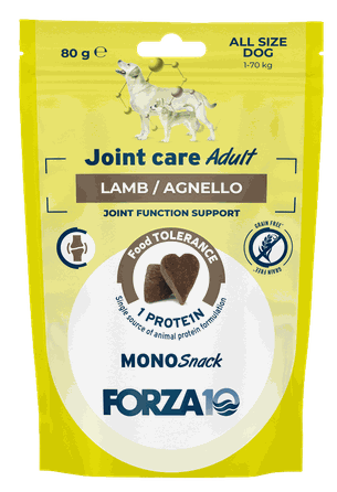 FORZA10 Monosnack Joint Care Adult Jērs, Suņiem gardumi, 80 g