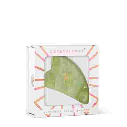 CRYSTALLOVE Gua Sha Jade masāžas plāksne, 1 gab.