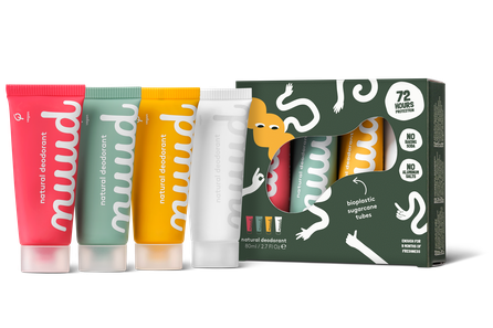 NUUD 4x20ml Family Pack New Krēmveida dezodorants, 1 gab.