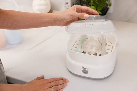 MOMINI QuickSteam Bottle sterilizators, 1 gab.