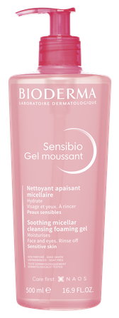 BIODERMA Sensibio Gel Moussant attīroša želeja, 500 ml