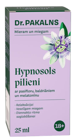DR. PAKALNS Hypnosols pilieni, 25 ml